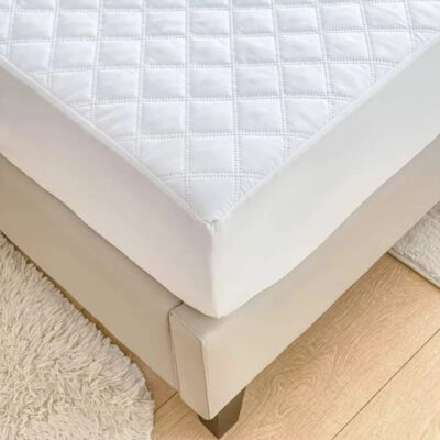 Cubre Colchón Impermeable 1,5p + Funda de Almohada