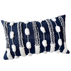 Funda Bohemia Azul Constanza Rectangular 50x30cms